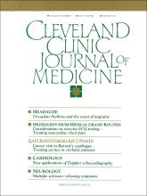 Cleveland Clinic Journal of Medicine: 59 (3)