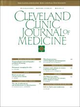 Cleveland Clinic Journal of Medicine: 60 (5)