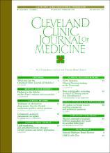 Cleveland Clinic Journal of Medicine: 63 (1)