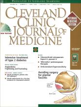 Cleveland Clinic Journal of Medicine: 66 (4)