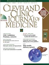 Cleveland Clinic Journal of Medicine: 66 (5)