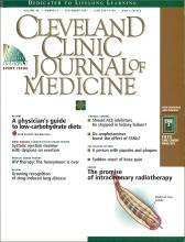 Cleveland Clinic Journal of Medicine: 68 (9)