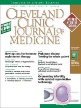 Cleveland Clinic Journal of Medicine: 74 (5)