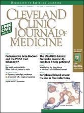 Cleveland Clinic Journal of Medicine: 75 (7)