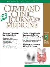 Cleveland Clinic Journal of Medicine: 77 (11)