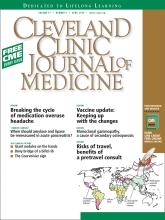 Cleveland Clinic Journal of Medicine: 77 (4)