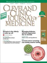 Cleveland Clinic Journal of Medicine: 78 (11)