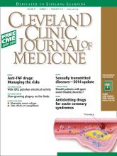 Cleveland Clinic Journal of Medicine: 81 (2)