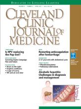Cleveland Clinic Journal of Medicine: 82 (4)