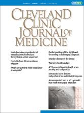 Cleveland Clinic Journal of Medicine: 89 (7)